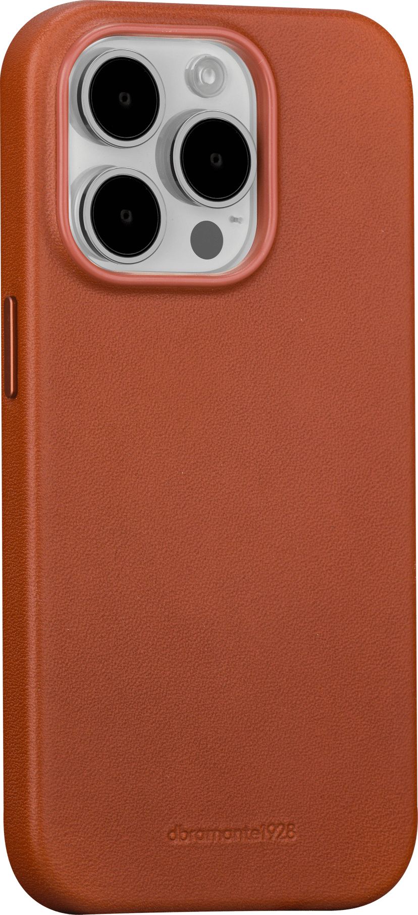 dbramante1928 Roskilde Magsafe Full-Grain Leather iPhone 15 Pro Max Punainen