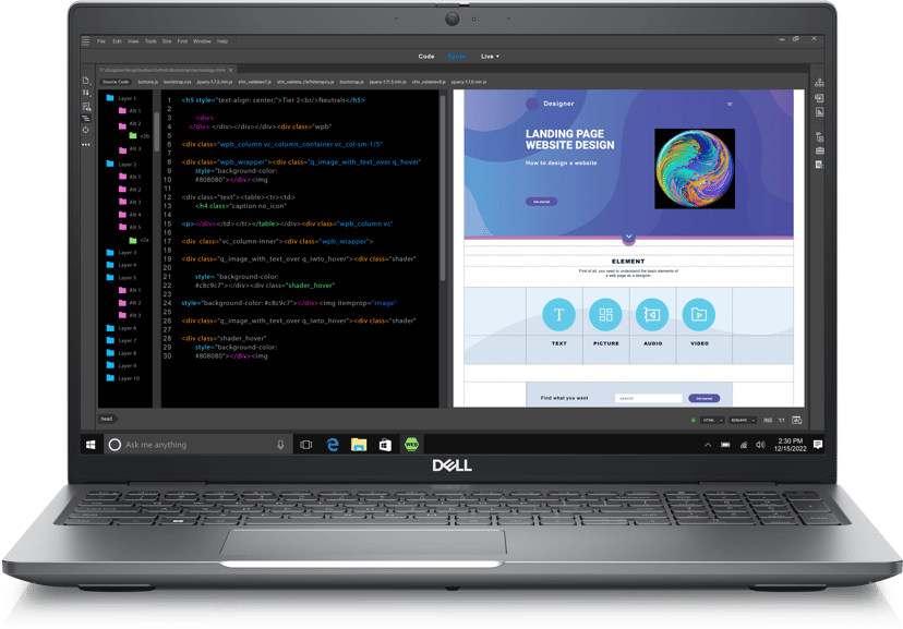 Dell Precision 3580 Core i7 16GB 512GB RTX A500 15.6"