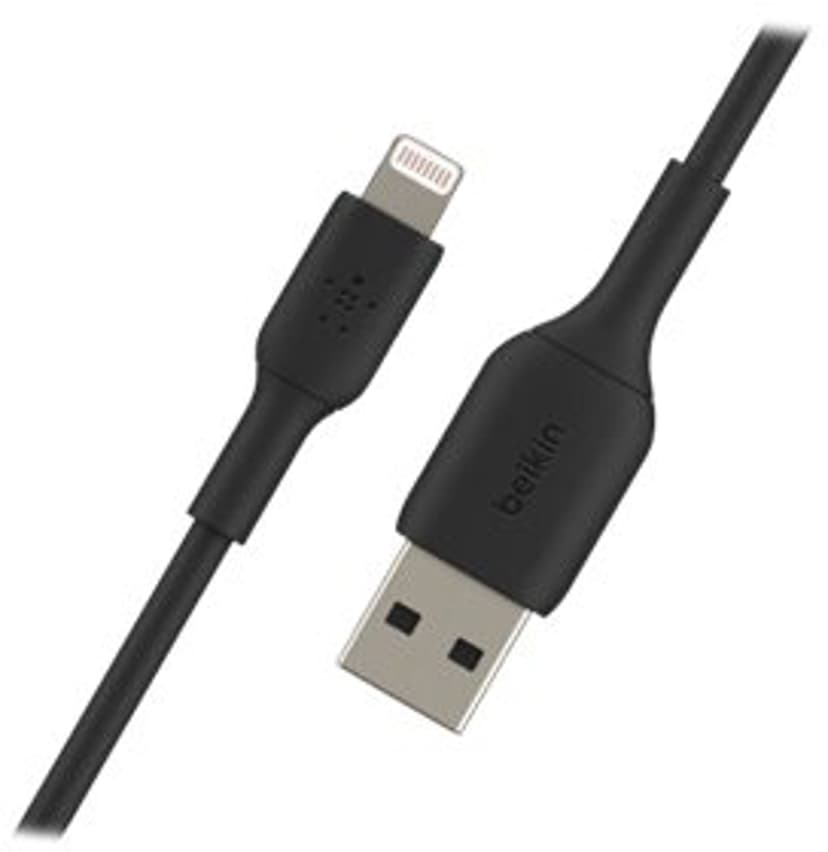 Belkin Lightning To USB-A Cable 0.15m Svart