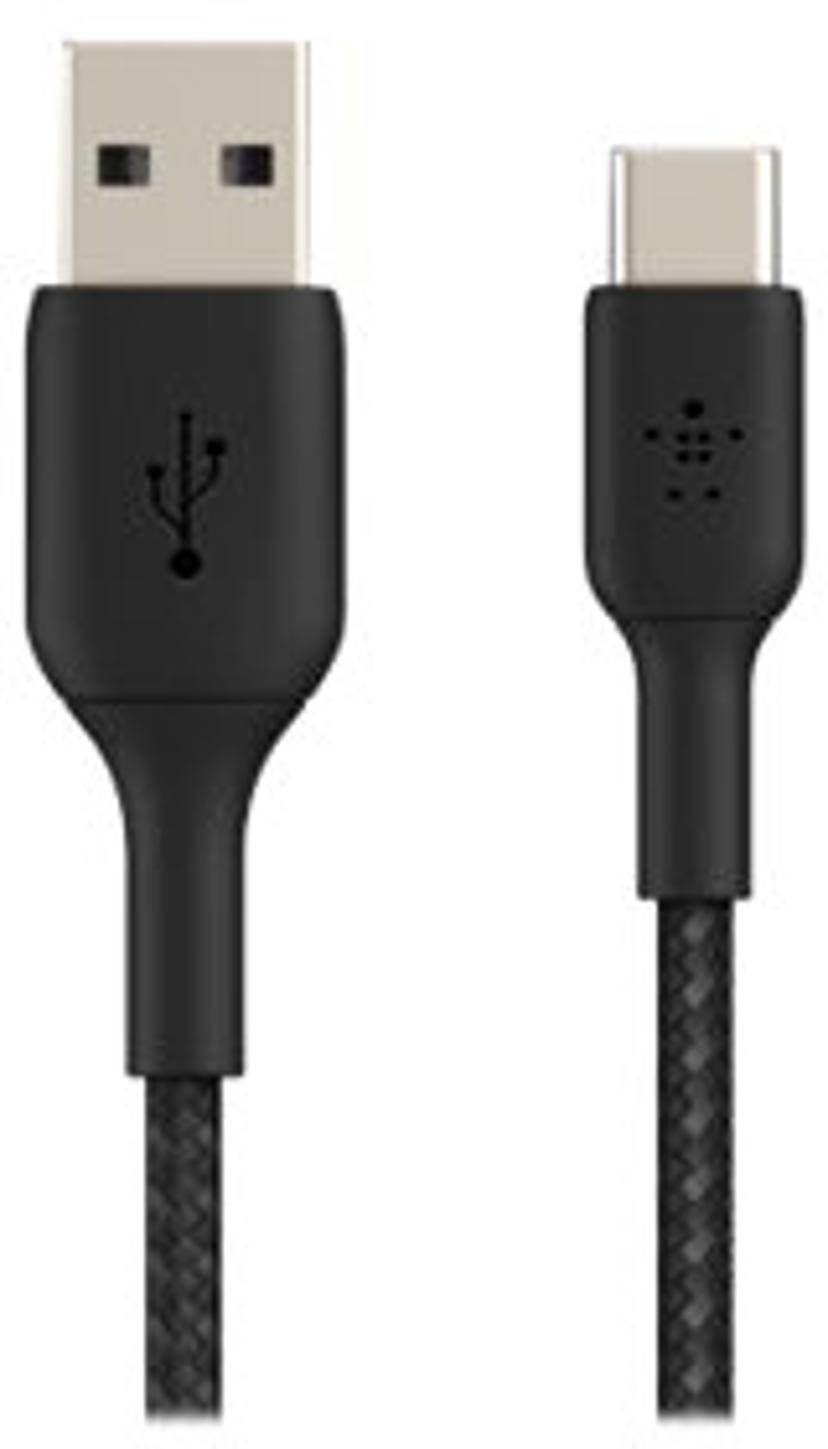 Belkin Lightning To USB-A Cable 0.15m Sort
