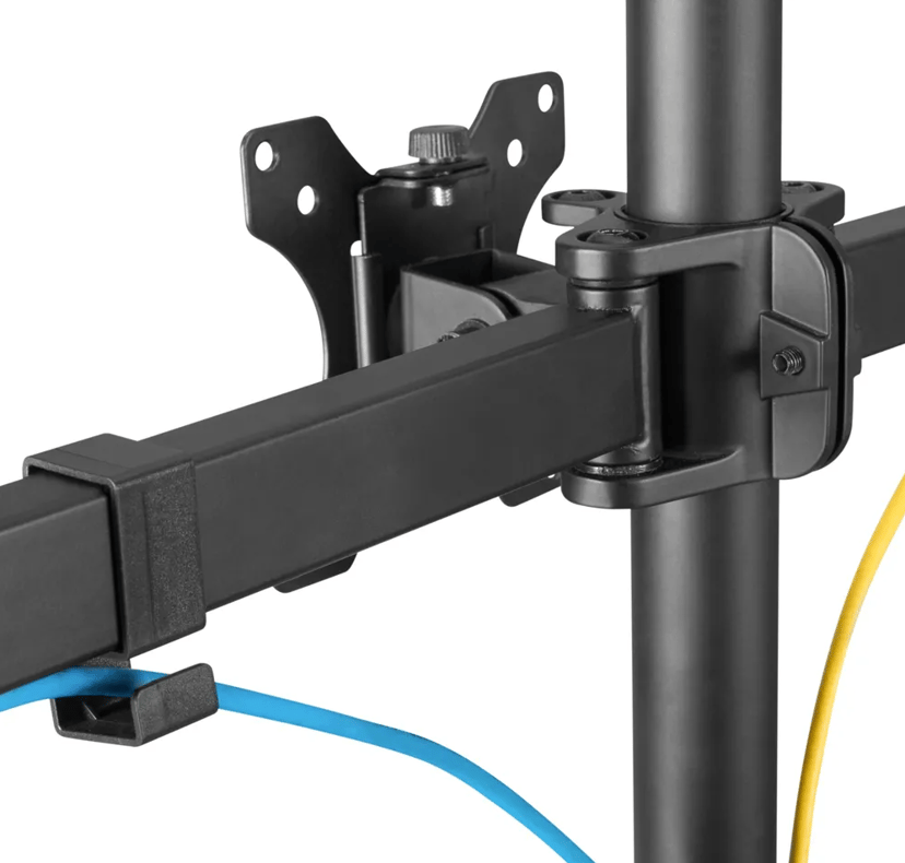 Neomounts FPMA-D550D3BLACK - Monitorarm voor 3 flatscreens tot 27" - Zwart