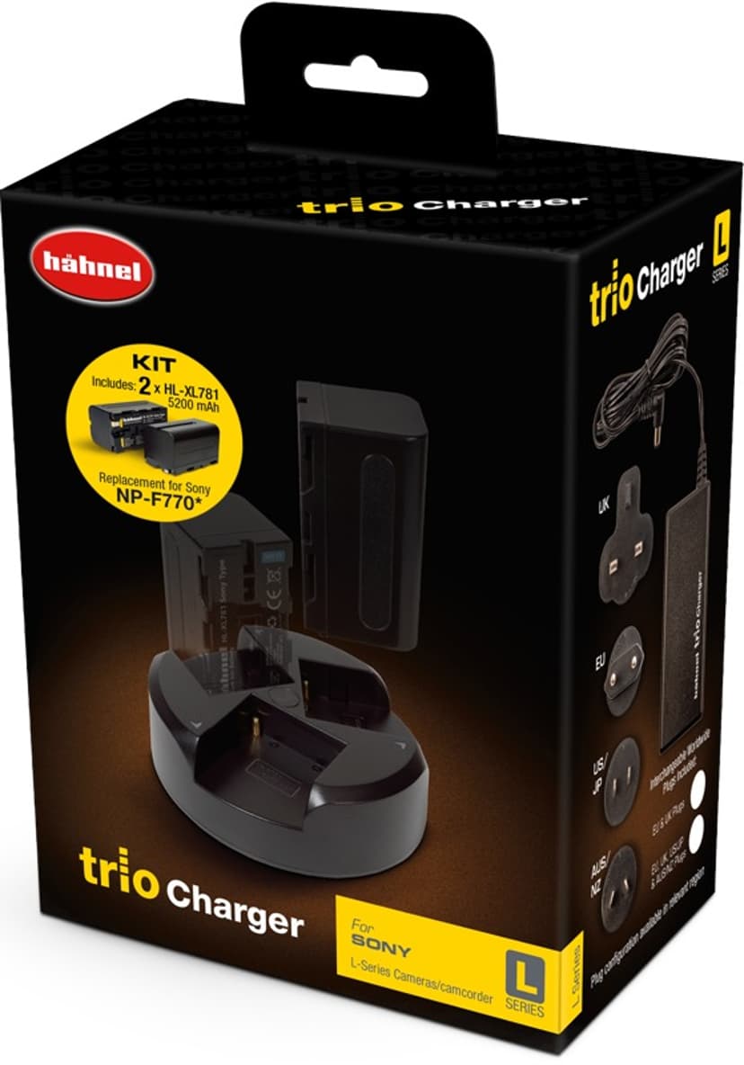 Hähnel Trio Charger Sony L-series Kit