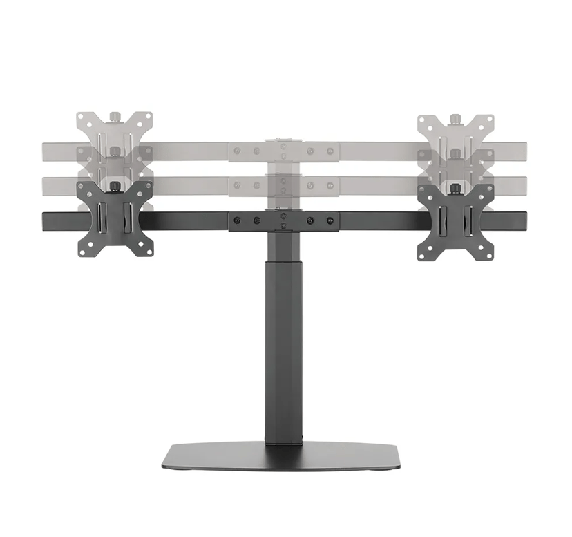 Neomounts FPMA-D865DBLACK - Dual Monitorarm Standaard voor schermen tot  27" - Zwart