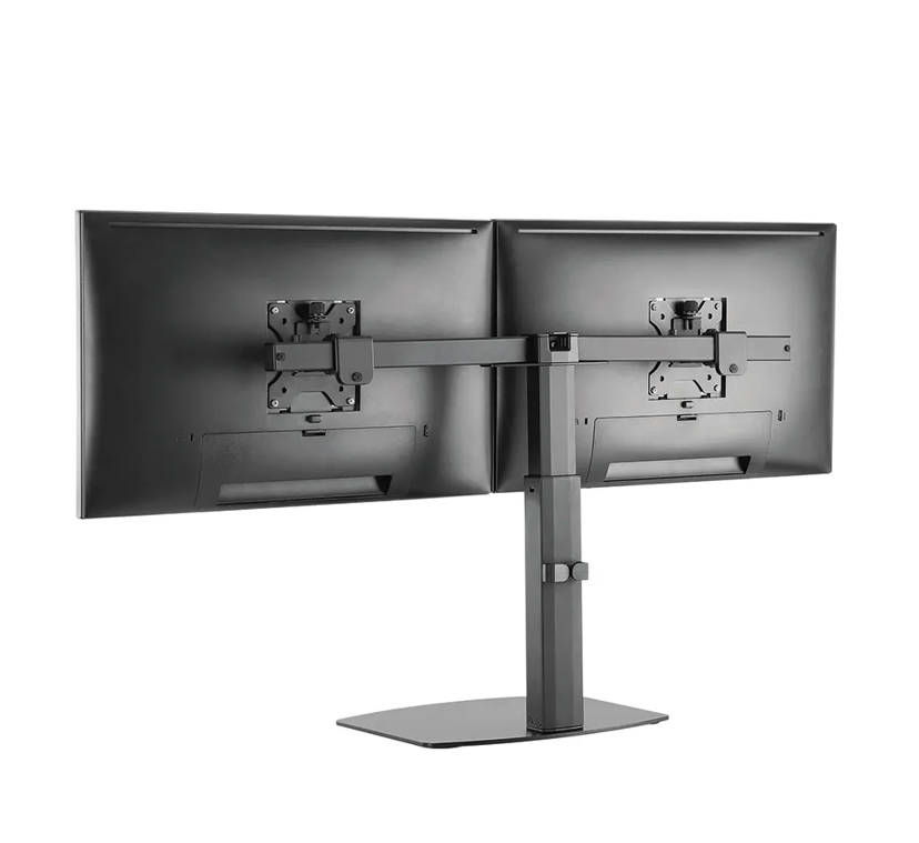 Neomounts FPMA-D865DBLACK - Dual Monitorarm Standaard voor schermen tot  27" - Zwart