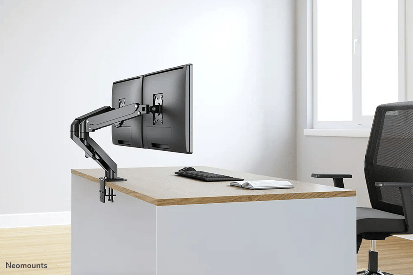 Neomounts DS70-700BL2 - Dual Monitorarm voor schermen tot 27" - Zwart