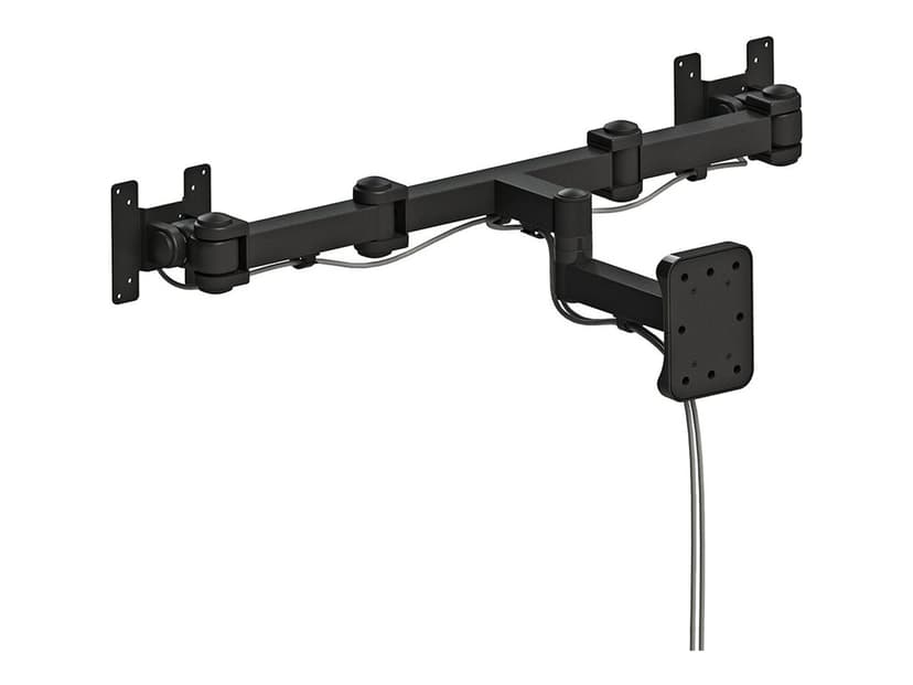 Neomounts FPMA-W960D - Monitorarm Wandsteun voor twee flat screens tot 27" - Zwart