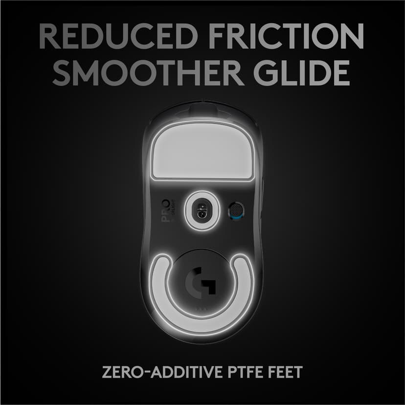 Logitech PRO X SUPERLIGHT Wireless Gaming Mouse RF Trådlös