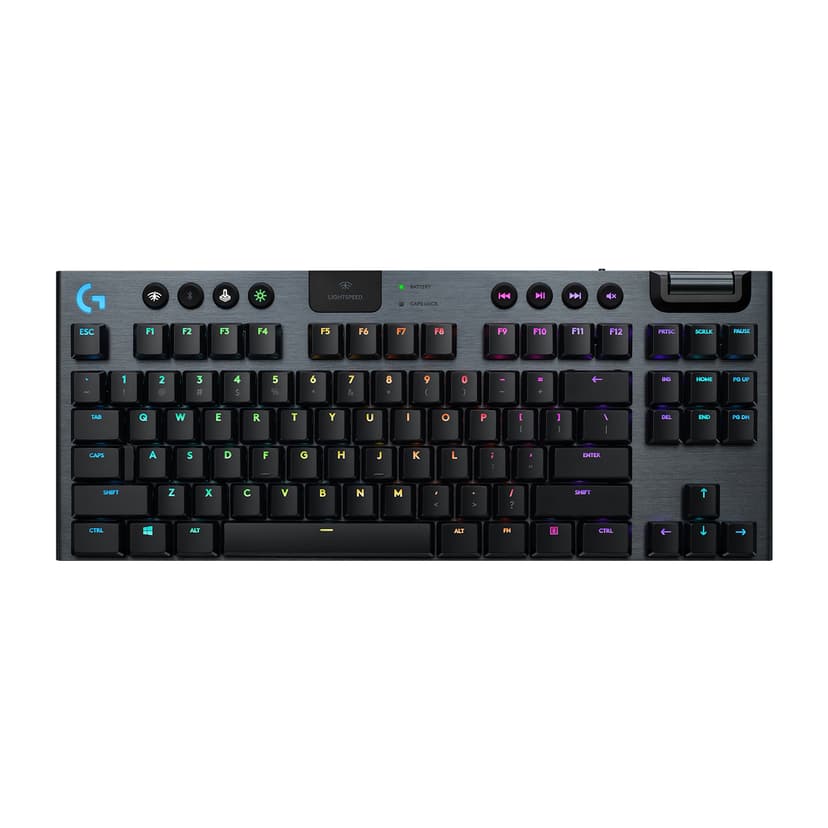 Logitech Gaming G915 Tkl - Tangentbord - Backlit - Usb, Blue Kabel Logitech GL Tactile Amerikanskt internationellt