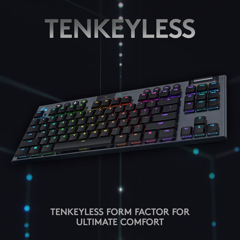 Logitech Gaming G915 Tkl - Tangentbord - Backlit - Usb, Blue Kabel Logitech GL Tactile Amerikanskt internationellt