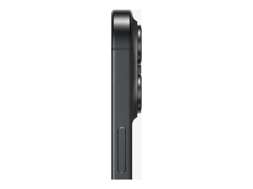 Apple iPhone 15 Pro 15,5 cm (6.1") Dobbel SIM iOS 17 5G USB Type-C 128 GB Titan, Sort 128GB Sort, Titan