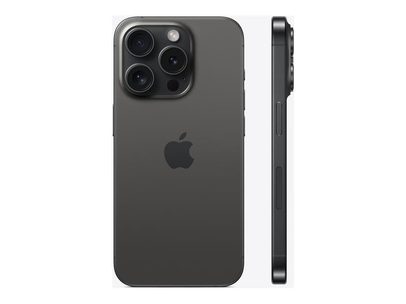 Apple iPhone 15 Pro 15,5 cm (6.1") Dobbel SIM iOS 17 5G USB Type-C 128 GB Titan, Sort 128GB Sort, Titan