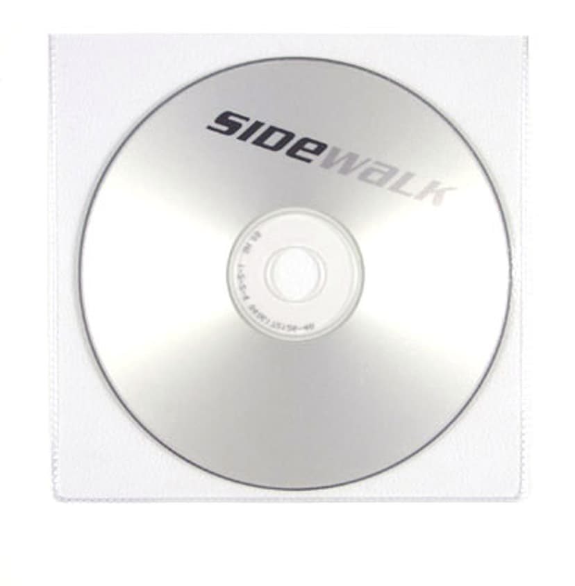 Sidewalk CD Plastic Case Transparent Std 50-Pack