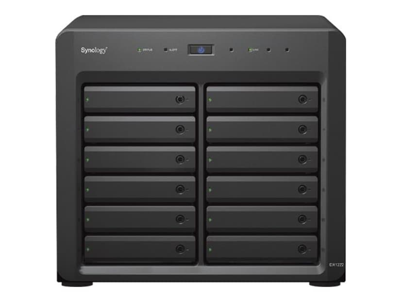 Synology DX1222 harddiskkabinett HDD/SSD-kabinett Sort 2.5/3.5"