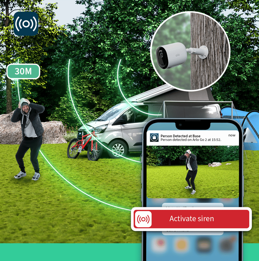 Arlo Go 2 trådlös 4G / WiFi övervakningskamera