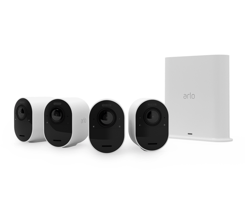 Arlo Ultra 2 trådlös övervakningskamera 4-pack, Vit