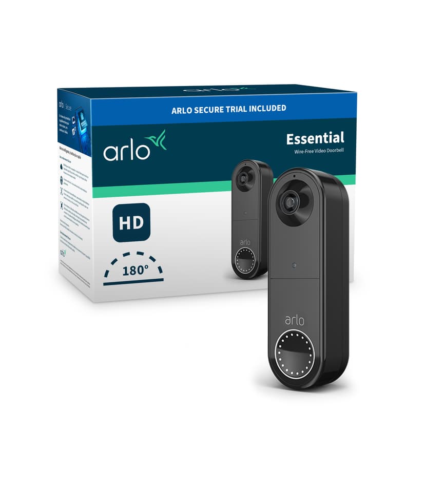 Arlo Wire-Free Video Doorbell Black