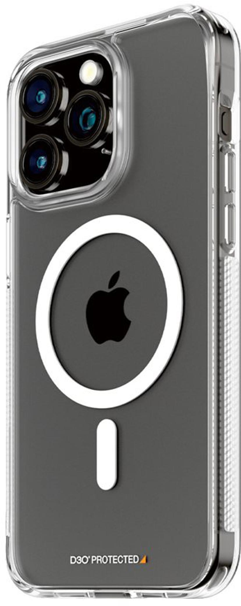 Panzerglass HardCase MagSafe With D30 iPhone 15 Pro Max Läpinäkyvä
