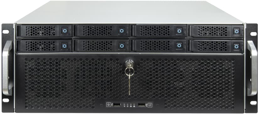 Inter-Tech IPC 4U-4708 4U 19" 8-Bay