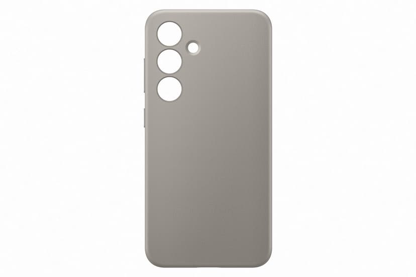Samsung Vegan Leather Case Samsung Galaxy S24 Taupe / brun