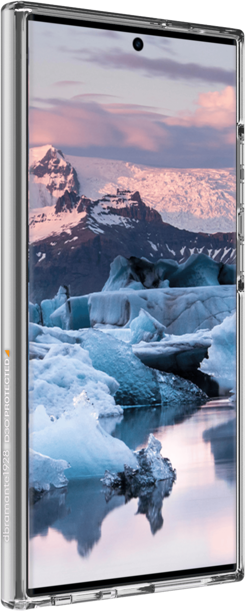 dbramante1928 Iceland Ultra D3O 100% återvunnen plast Samsung Galaxy S24 Ultra Transparent