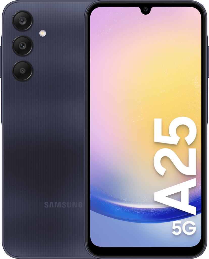 Samsung Galaxy A25 5G 128GB Blå, Sort