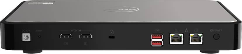 QNAP HS-264 NAS Työpöytä Intel® Celeron® N5105 8 GB 0 TB QNAP Turbo System musta