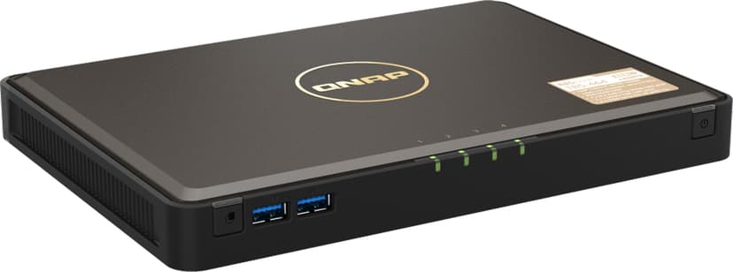 QNAP TBS-464 NAS Desktop Ethernet/bredbåndsforbindelse Sort N5105
