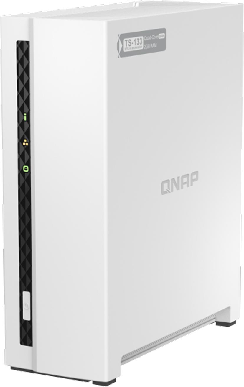 QNAP TS-133 NAS- & lagringsservrar Tower Cortex-A55 2 GB DDR4 0 TB QNAP Turbo System Vit