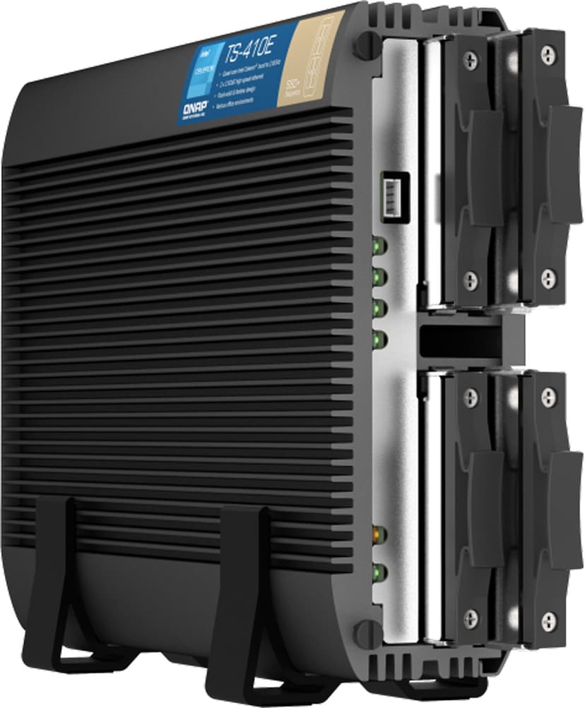 QNAP TS-410E NAS Tower Intel® Celeron® J6412 8 GB 0 TB QNAP QTS Svart