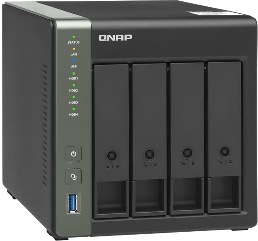 QNAP TS-431X3 NAS Tower Nätverksansluten (Ethernet) Svart Alpine AL-314