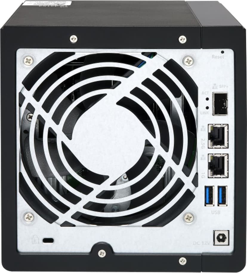 QNAP TS-431X3 NAS Tower Nätverksansluten (Ethernet) Svart Alpine AL-314