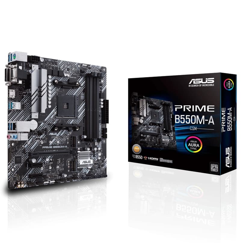 ASUS Prime B550M-A/CSM AM4 Micro-ATX Moederbord
