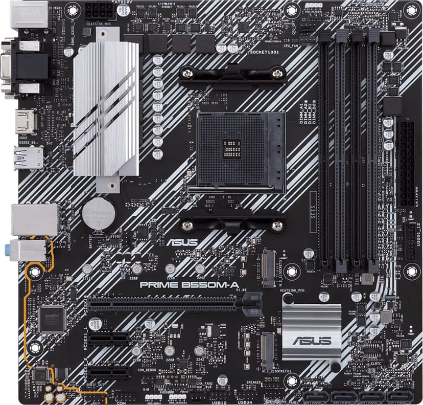 ASUS Prime B550M-A/CSM AM4 Micro-ATX Hovedkort