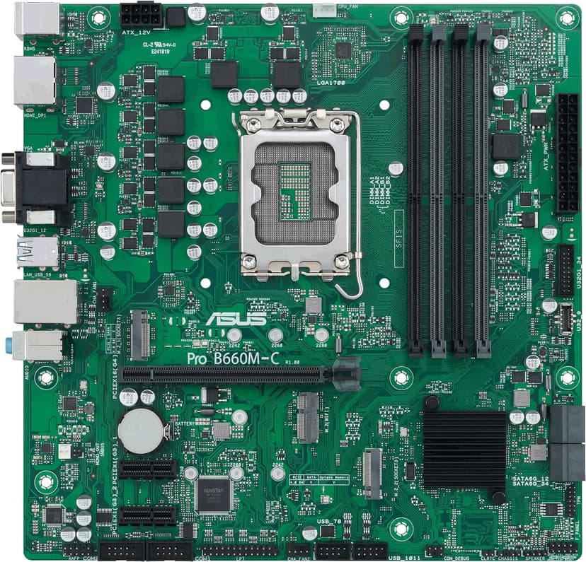 ASUS Pro B660M-C-CSM LGA 1700 micro ATX