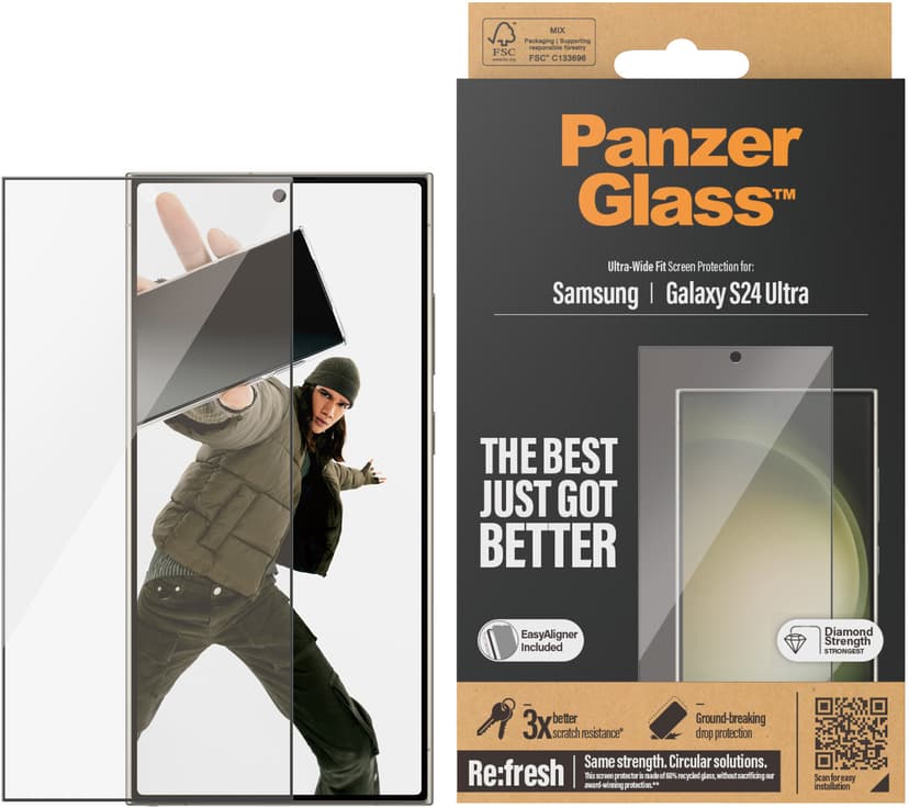 Panzerglass Ultra-Wide Fit Samsung Galaxy S24 Ultra