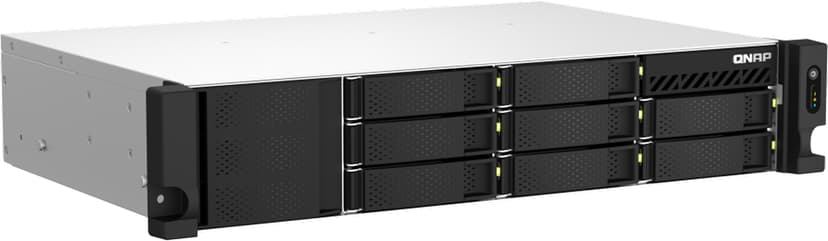 QNAP TS-864EU NAS Rack (2U) Intel® Celeron® 4 GB DDR4 0 TB QNAP Turbo System Zwart