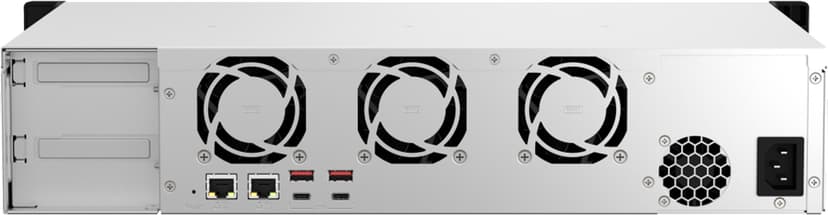 QNAP TS-873AEU-4G datalagringsserver NAS Rack (2U) Ethernet/bredbåndsforbindelse Sort V1500B