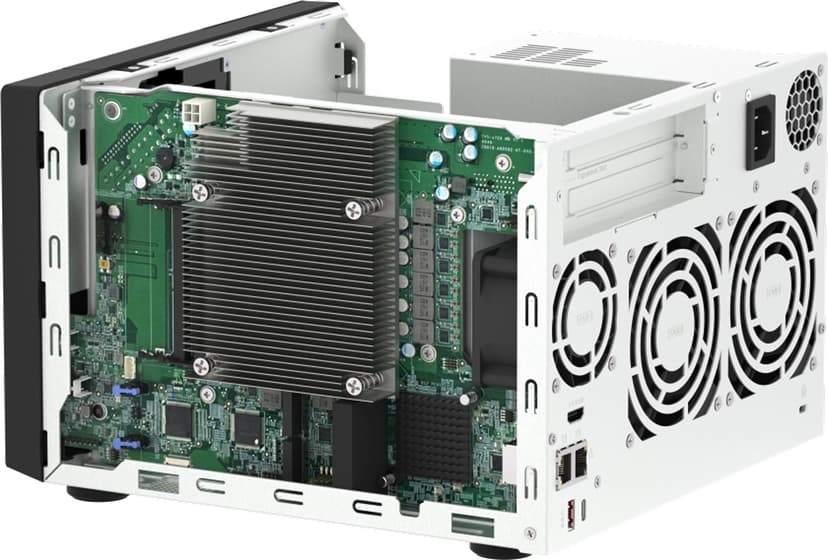 QNAP TVS-H674T-I5-32G NAS- & lagringsservrar Tower Intel® Core™ i5 i5-12400 32 GB DDR4 HDD QNAP QTS Svart