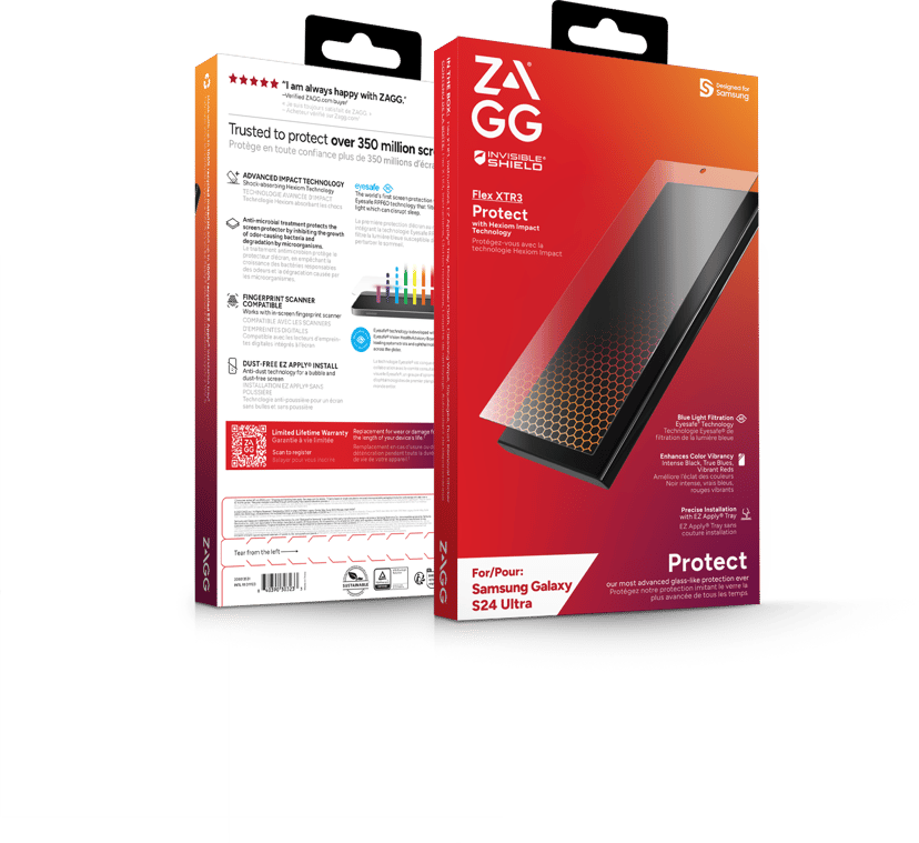 Zagg Invisibleshield Flex XTR3 Samsung Galaxy S24 Ultra