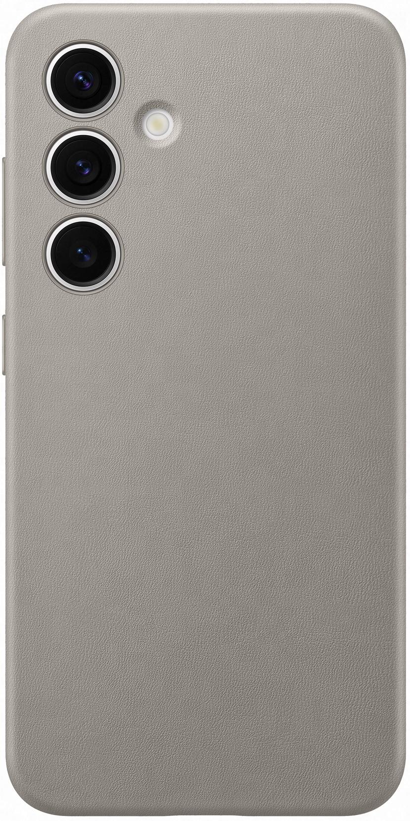 Samsung Vegan Leather Case Samsung Galaxy S24 Taupe / brun