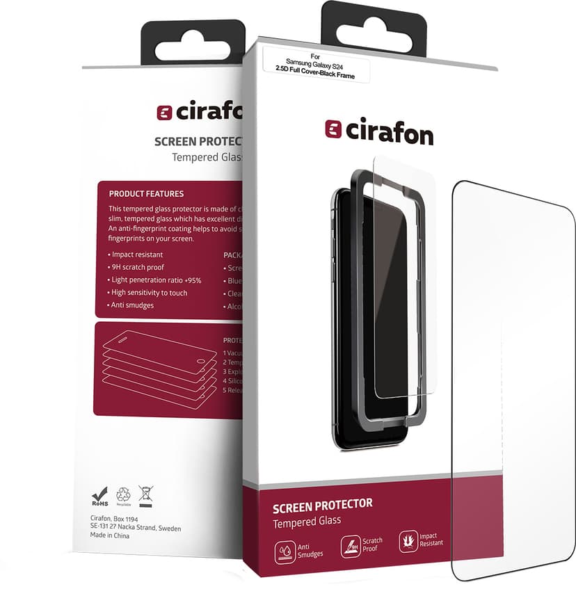 Cirafon Asahi Silicate (double Tempered) Samsung Galaxy S24 Samsung Galaxy S24