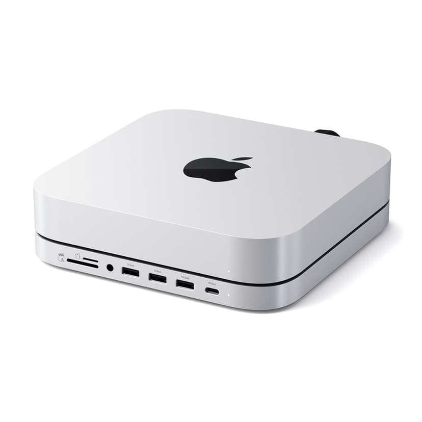 Satechi Stativ og hub for Mac mini/Studio med NVMe SSD-spor USB 3.2 Gen 2 (3.1 Gen 2) Type-C