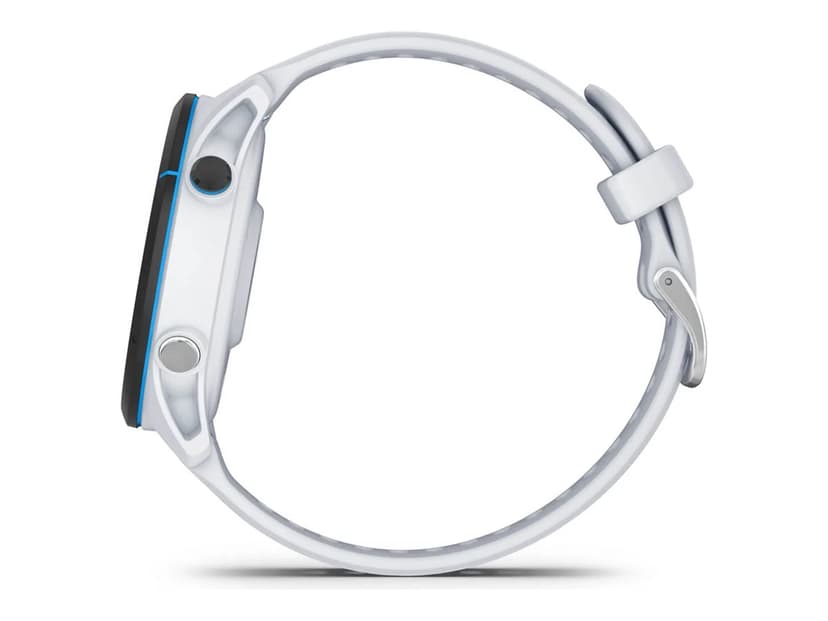 Garmin Forerunner 255 Music 3,3 cm (1.3") MIP 46 mm Digital 260 x 260 pixlar Pekskärm Vit Wi-Fi GPS