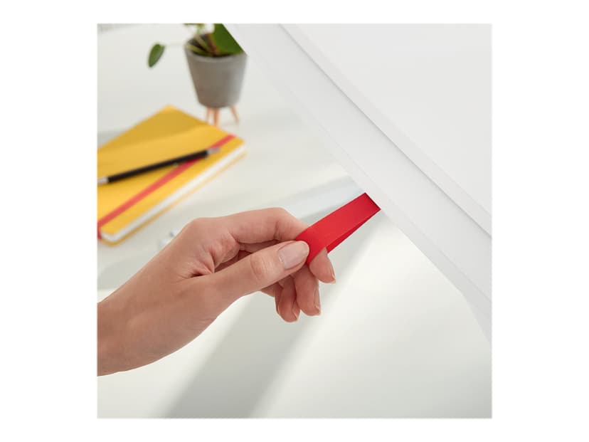 Leitz Cosy Ergo Korkeussäädettävä pöytäteline, jossa on näppäimistöalusta