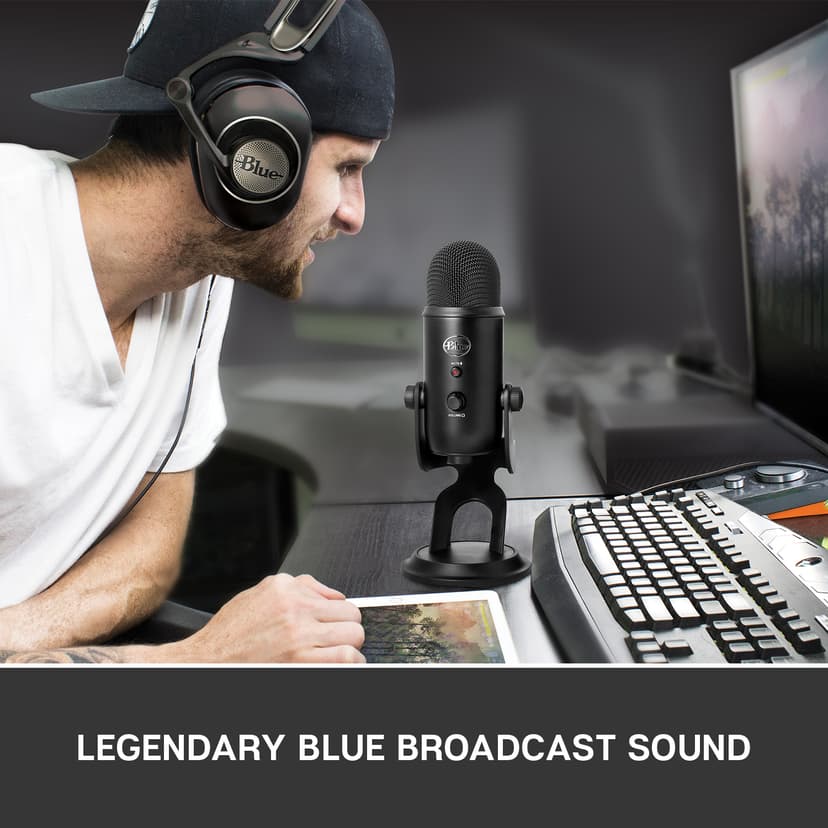 Logitech BLUE Yeti USB Blackout