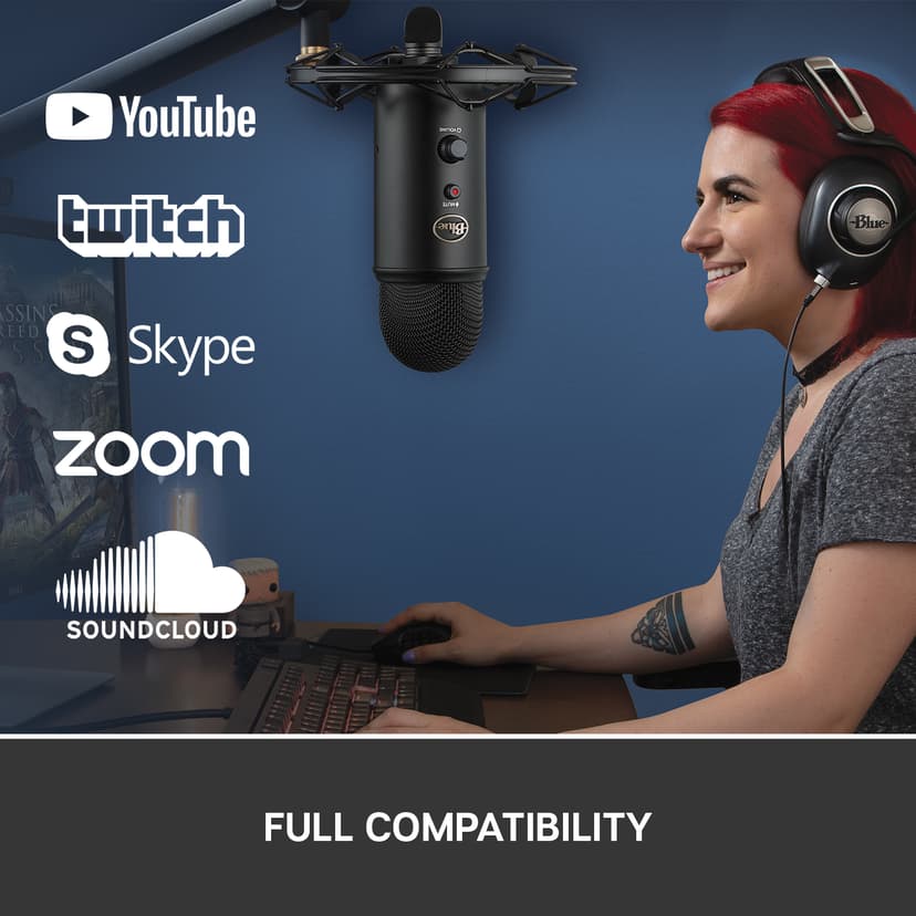 Logitech BLUE Yeti USB Blackout
