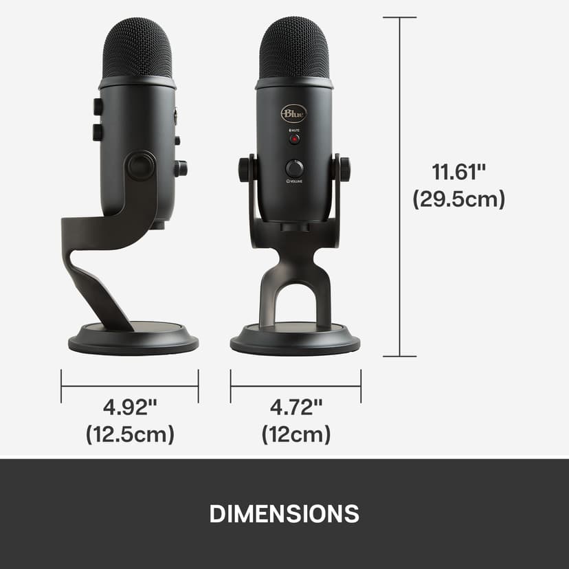 Logitech BLUE Yeti USB Blackout