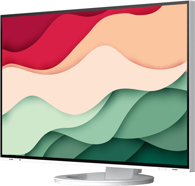 EIZO FlexScan EV2781-WT LED display 68,6 cm (27") 2560 x 1440 piksler Quad HD Hvit 27" 2560 × 1440pixels IPS 16:9 60Hz