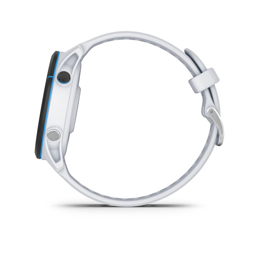 Garmin Forerunner 255 Music 3,3 cm (1.3") MIP 46 mm Digital 260 x 260 pixlar Pekskärm Vit Wi-Fi GPS