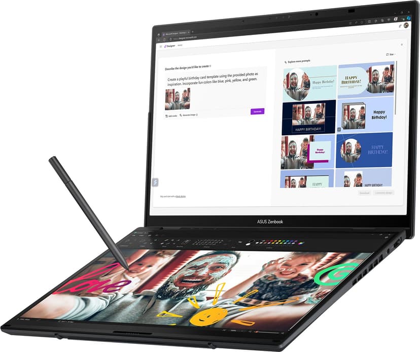ASUS Zenbook Duo OLED (2024) Intel Core Ultra 7 32GB 1000GB 14"